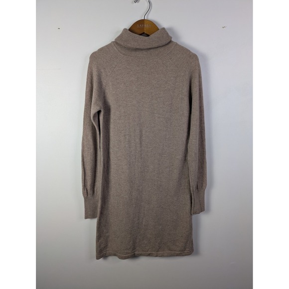 Quince Women's Mongolian Cashmere Turtleneck Sweater Dress XS Quiet Luxury - Picture 1 of 8